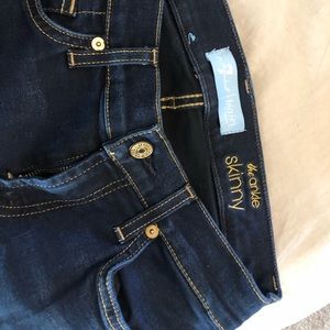 Size 24 Seven for all mankind skinny ankle jeans